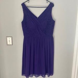 Size 14 short formal dress.  Deep purple